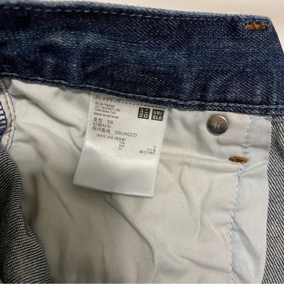 UNIQLO x KAIHARA slim boyfriend tapered mid rise jeans, S - Picture 4 of 7